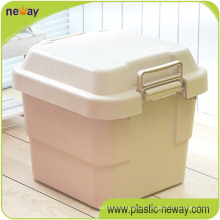 Caixa de armazenamento de plástico barato estoque pesado com divisores e ferramenta